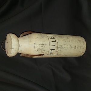 🌟Rustic Wooden Milk Bottle🌟
